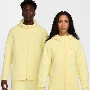 Nike NOCTA Tech Fleece Full-Zip Hoodie Citron Yellow FD8453-821 Men's Sz XL $150